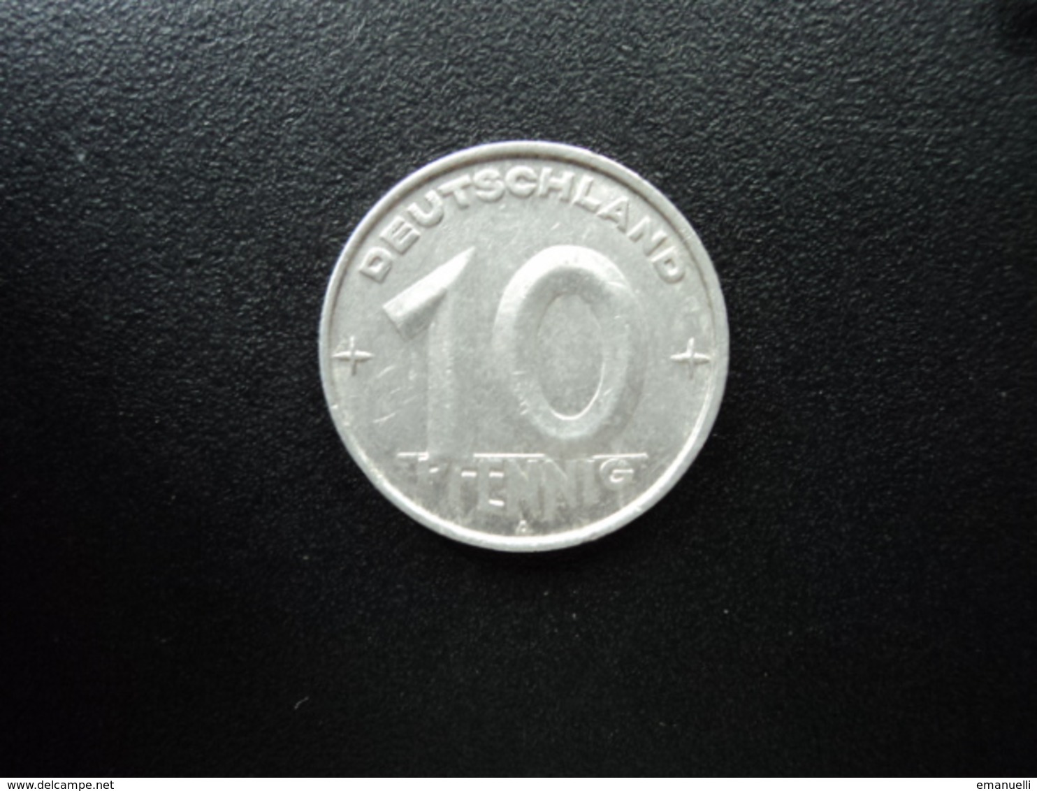 RÉPUBLIQUE  DÉMOCRATIQUE ALLEMANDE : 10 PFENNIG   1952 A   KM 7    SUP - 10 Pfennig