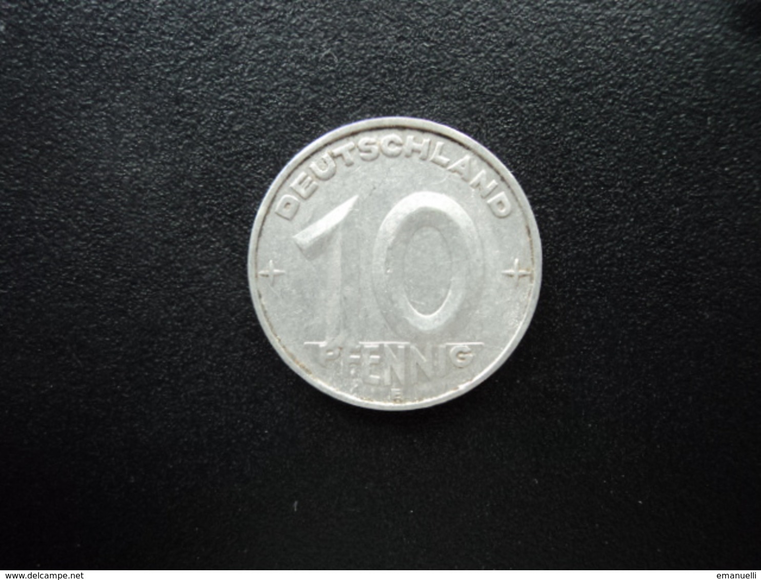 RÉPUBLIQUE  DÉMOCRATIQUE ALLEMANDE : 10 PFENNIG   1952 E   KM 7    SUP 55 - 10 Pfennig