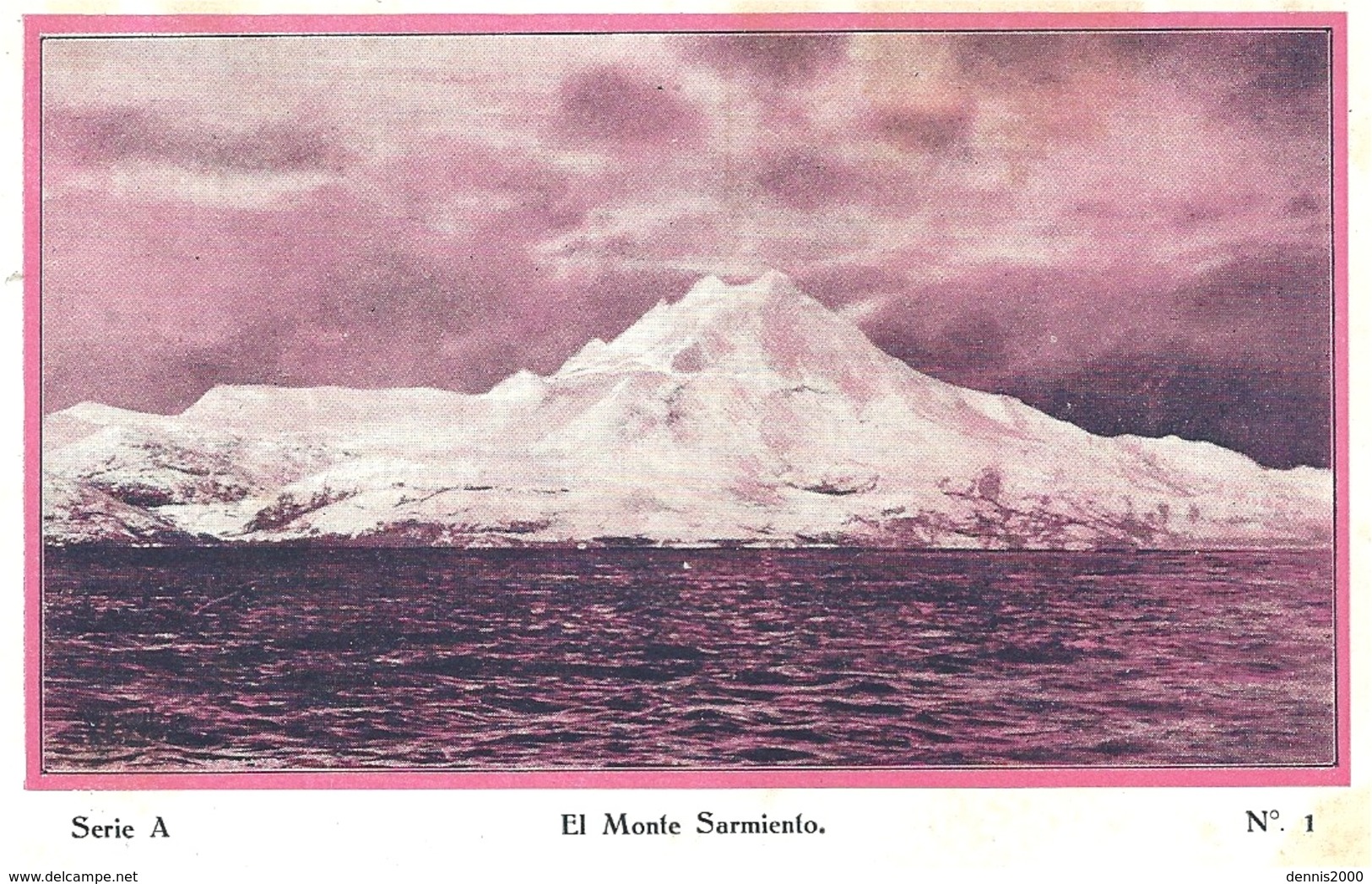 " Cap Polonio " A La Tierra Del Fuego "  Série A - N°1 El Monte Sarmiento - Argentine
