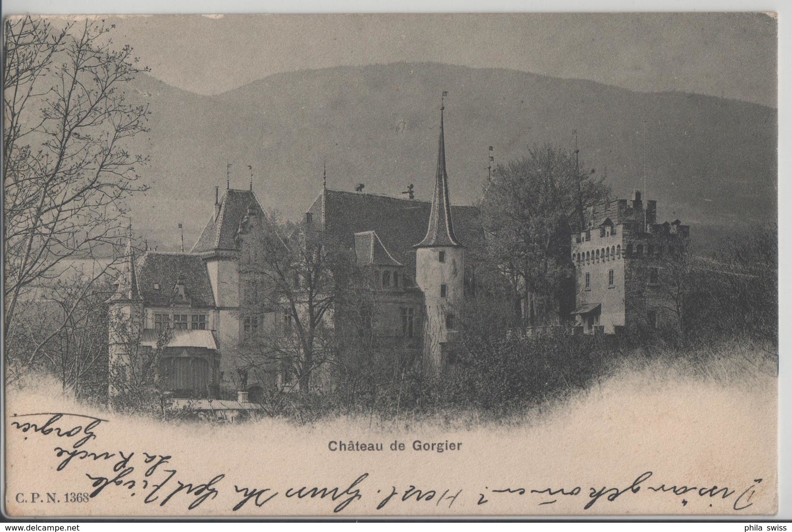 Chateau De Gorgier - Phototypie - Gorgier