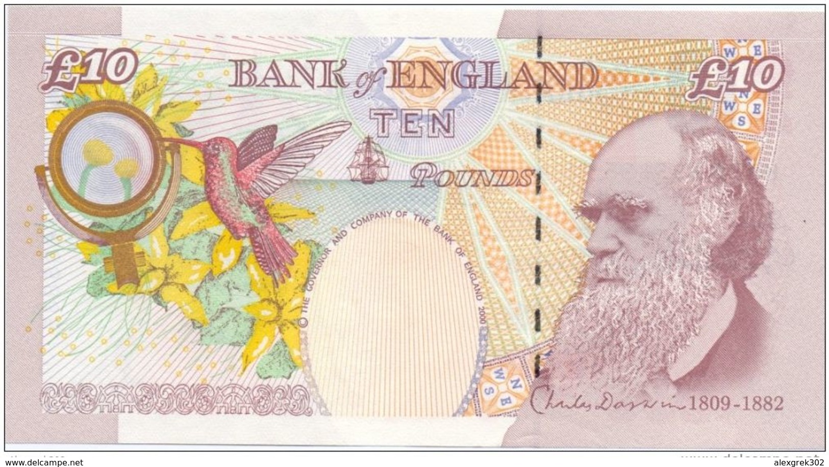 Great Britain 2000,10 Pounds.UNC. - 10 Pounds