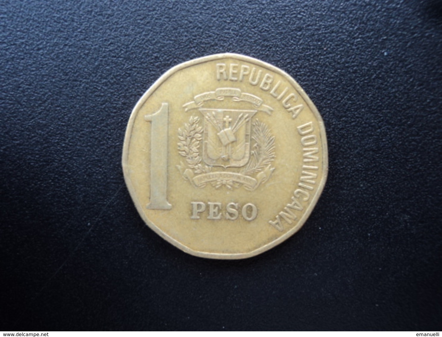 RÉPUBLIQUE  DOMINICAINE : 1 PESO   1997   KM 80.3 *     TTB - Dominicana