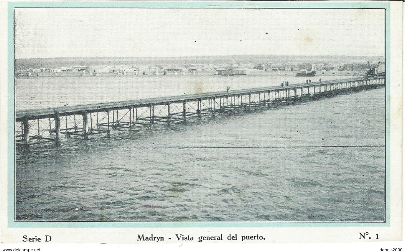 " Cap Polonio " A La Tierra Del Fuego "  Série D- N° 1  -  Madryn - Vista General Del Puerto - Argentina