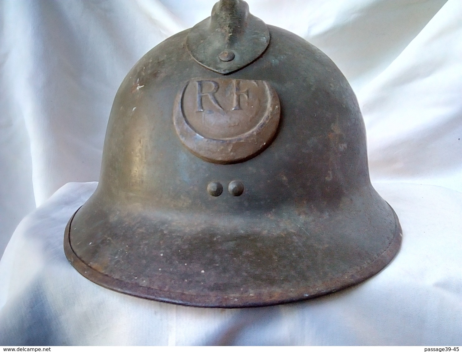 WW2 CASQUE ADRIAN TROUPE D'AFRIQUE COQUE - 1939-45