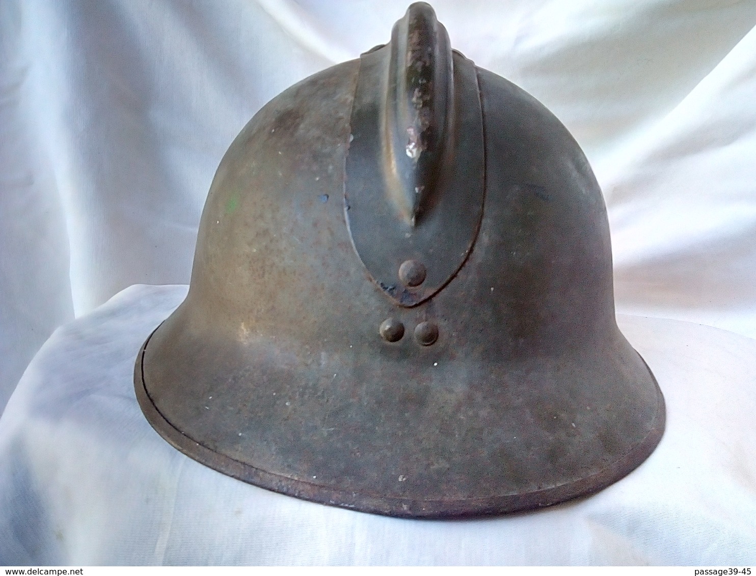 WW2 CASQUE ADRIAN TROUPE D'AFRIQUE COQUE - 1939-45