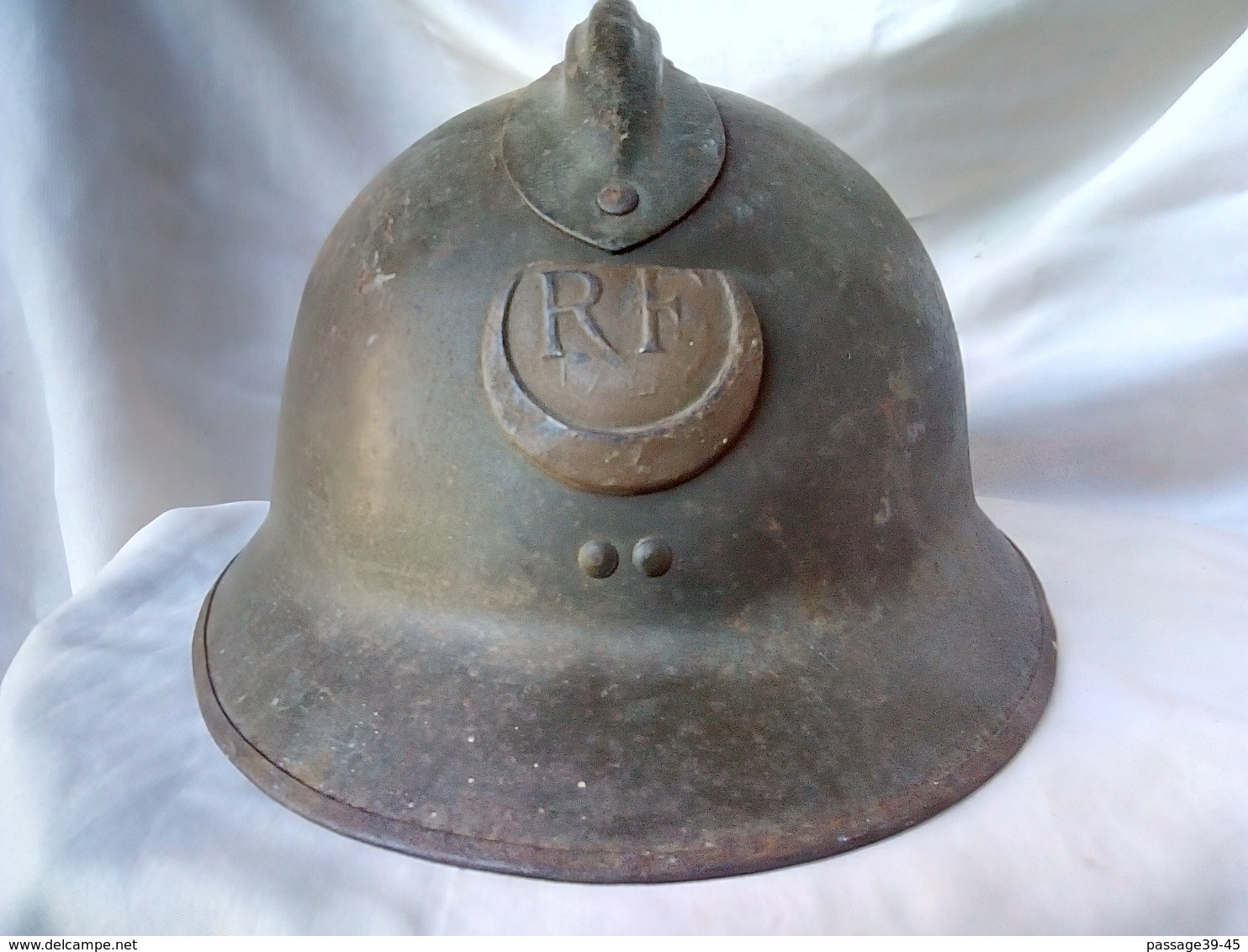 WW2 CASQUE ADRIAN TROUPE D'AFRIQUE COQUE