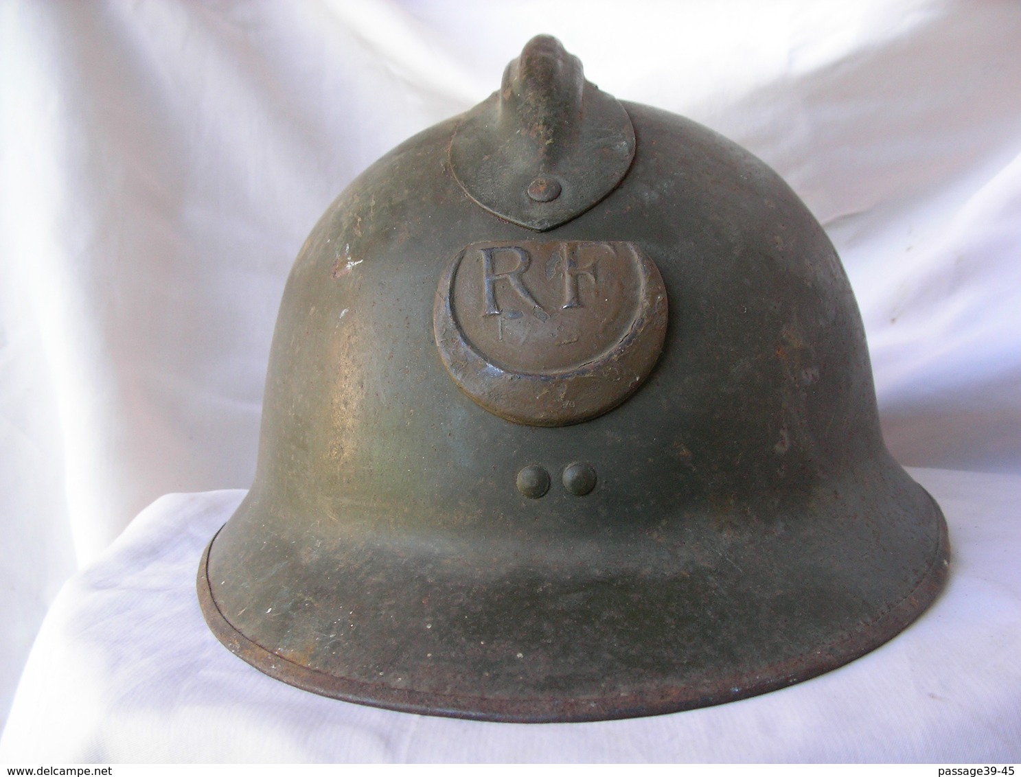 WW2 CASQUE ADRIAN TROUPE D'AFRIQUE COQUE