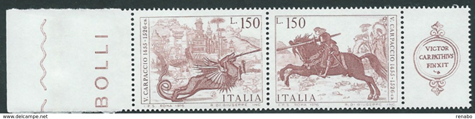 Italia 1976; Carpaccio, Anniversario Della Morte; Serie Completa Con Appendice; Bordo Sinistro. - 1971-80:  Nuovi