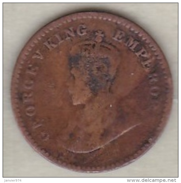Inde  1/12 Anna 1932  , George V .Bronze .KM# 509 - Inde