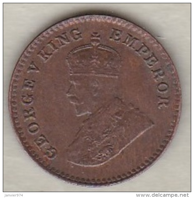 Inde  1/12 Anna 1924  , George V .Bronze .KM# 509 - India