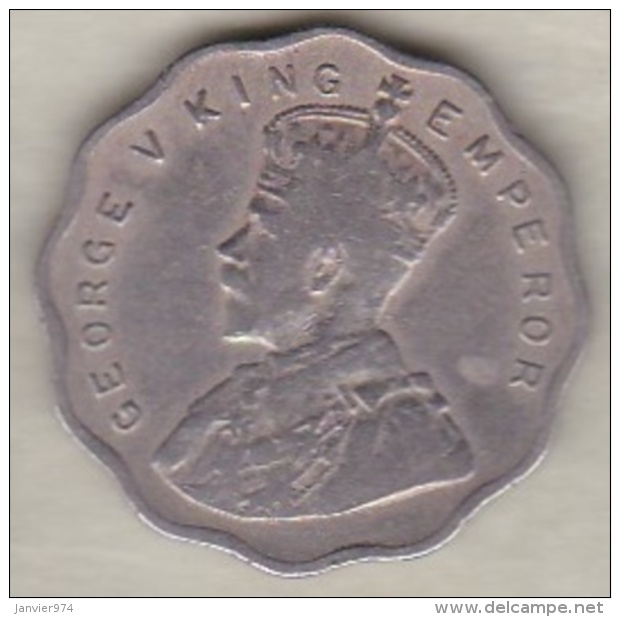 Inde  1 Anna 1936 , George V . Copper-Nickel. KM# 513 - Inde