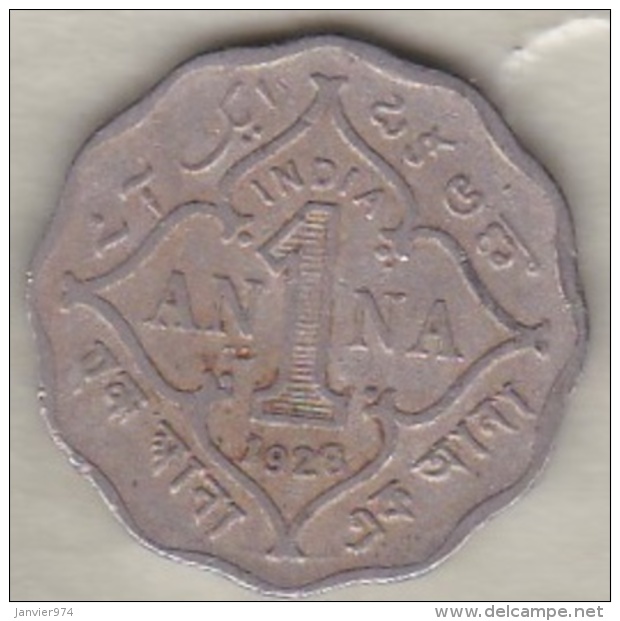 Inde  1 Anna 1928 , George V . Copper-Nickel. KM# 513 - India