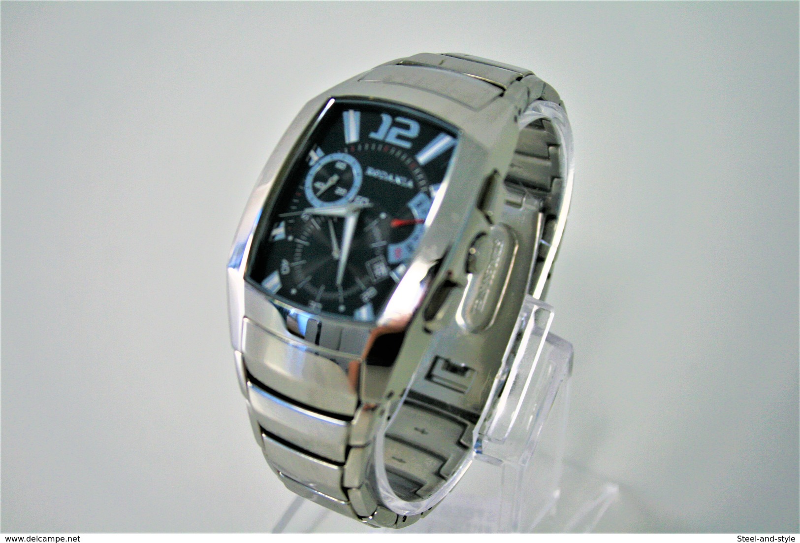 watches RODANIA MEN rectangulaire CHRONOGRAFH nr. 24312 original running excelent condition