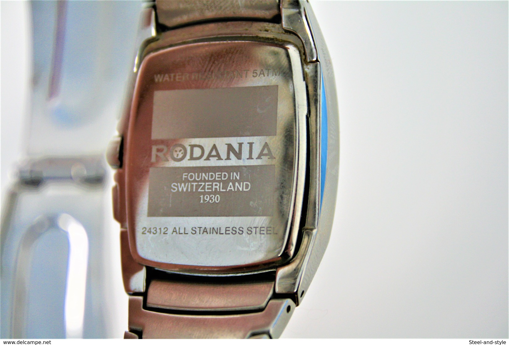 watches : RODANIA MEN rectangulaire CHRONOGRAFH  -  nr. : 24312 - original  - running - excelent condition