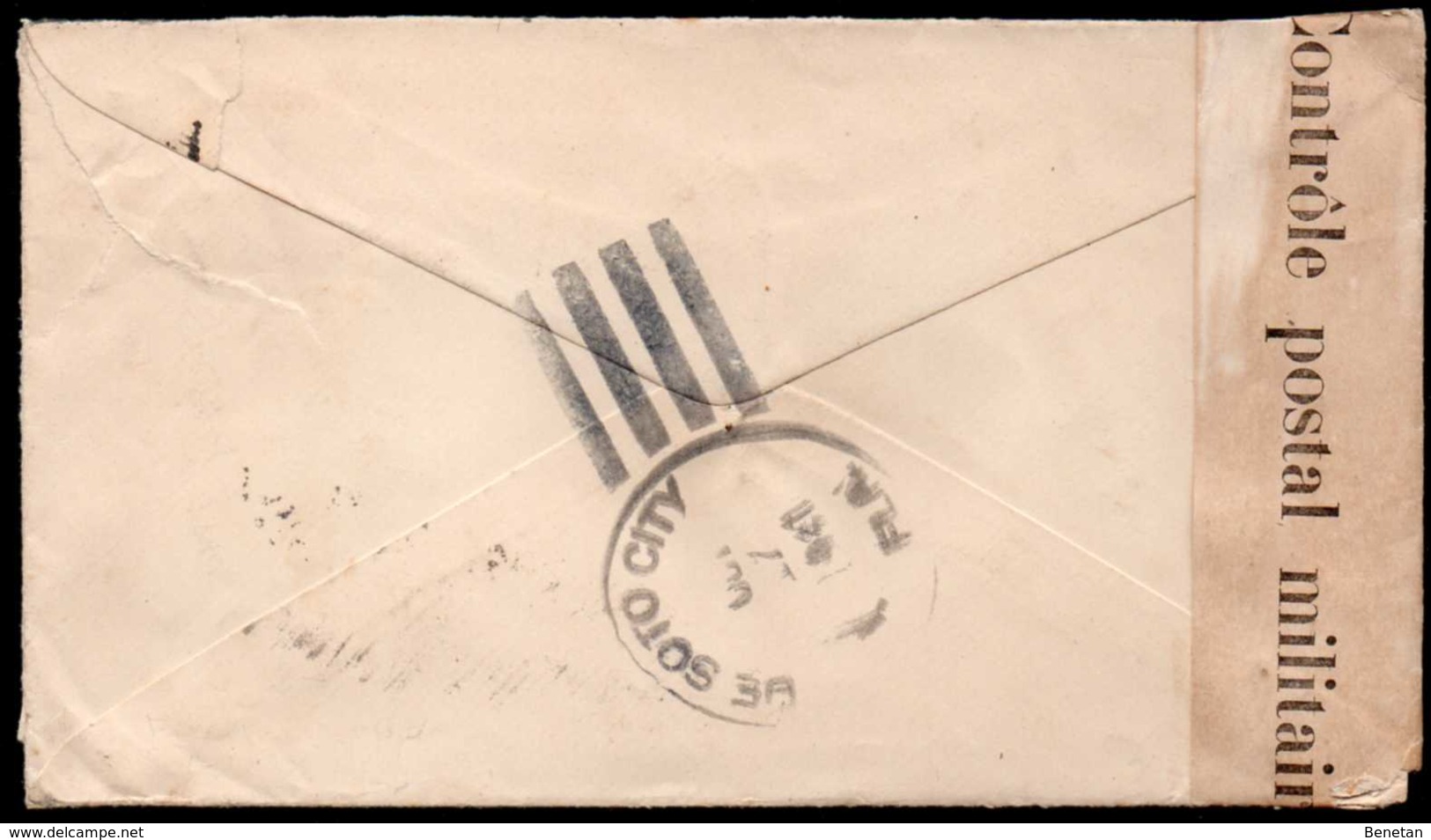 French Oceania Tahiti To USA Resent Censored Cover 1941 - Storia Postale