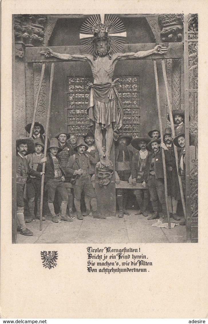 TIROLER KERNGESTALTEN - ROTES KREUZ KARTE NR.120 - Karte Um 1917, Gute Erhaltung - Rotes Kreuz