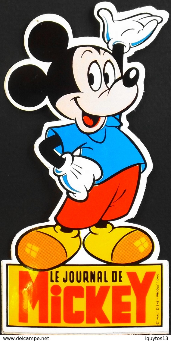 Publicité > Autocollant Pour Le Journal De MICKEY - TBE - Stickers