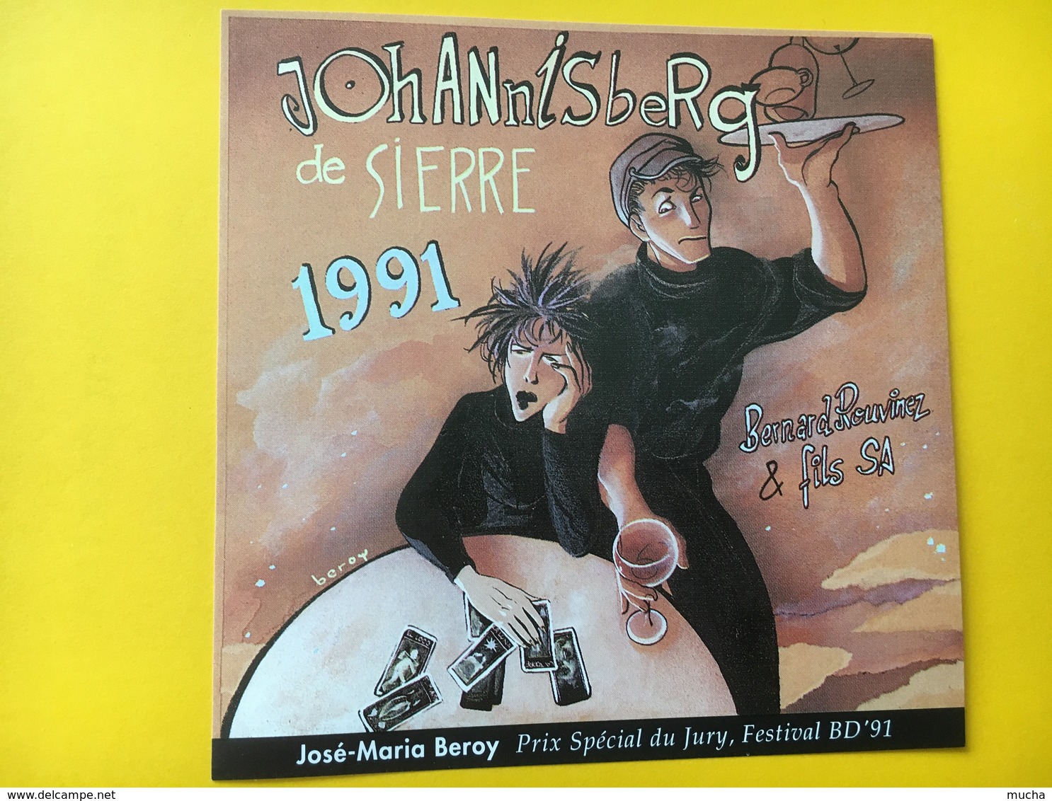 8462 - José-Maria Beroy Prix Spécial Du Jury Festival BD'91 Sierre Johannisberg Rouvinez Suisse - Bande Dessinée