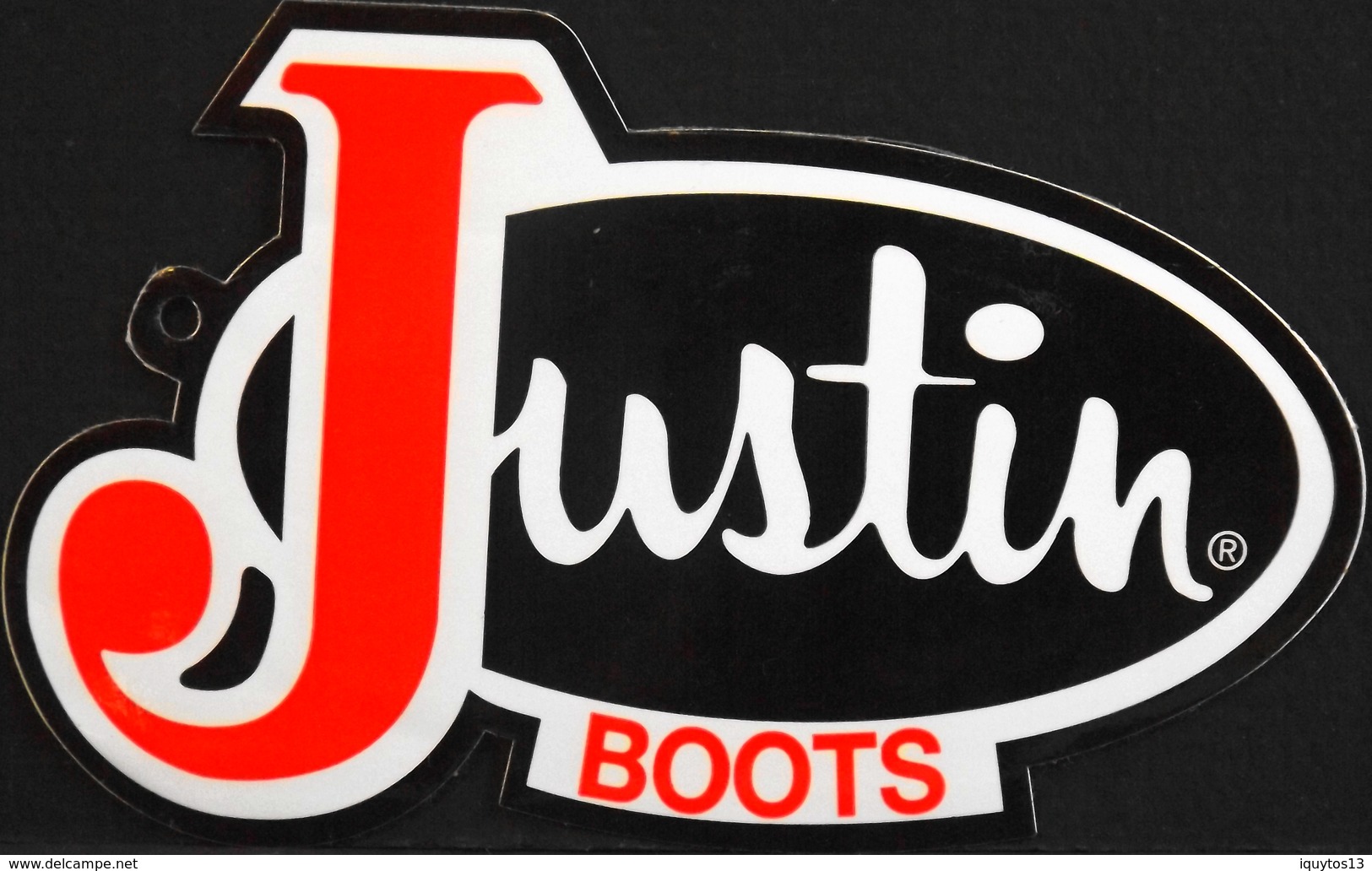 Publicité > Autocollant Pour JUSTIN BOOTS - TBE - Stickers