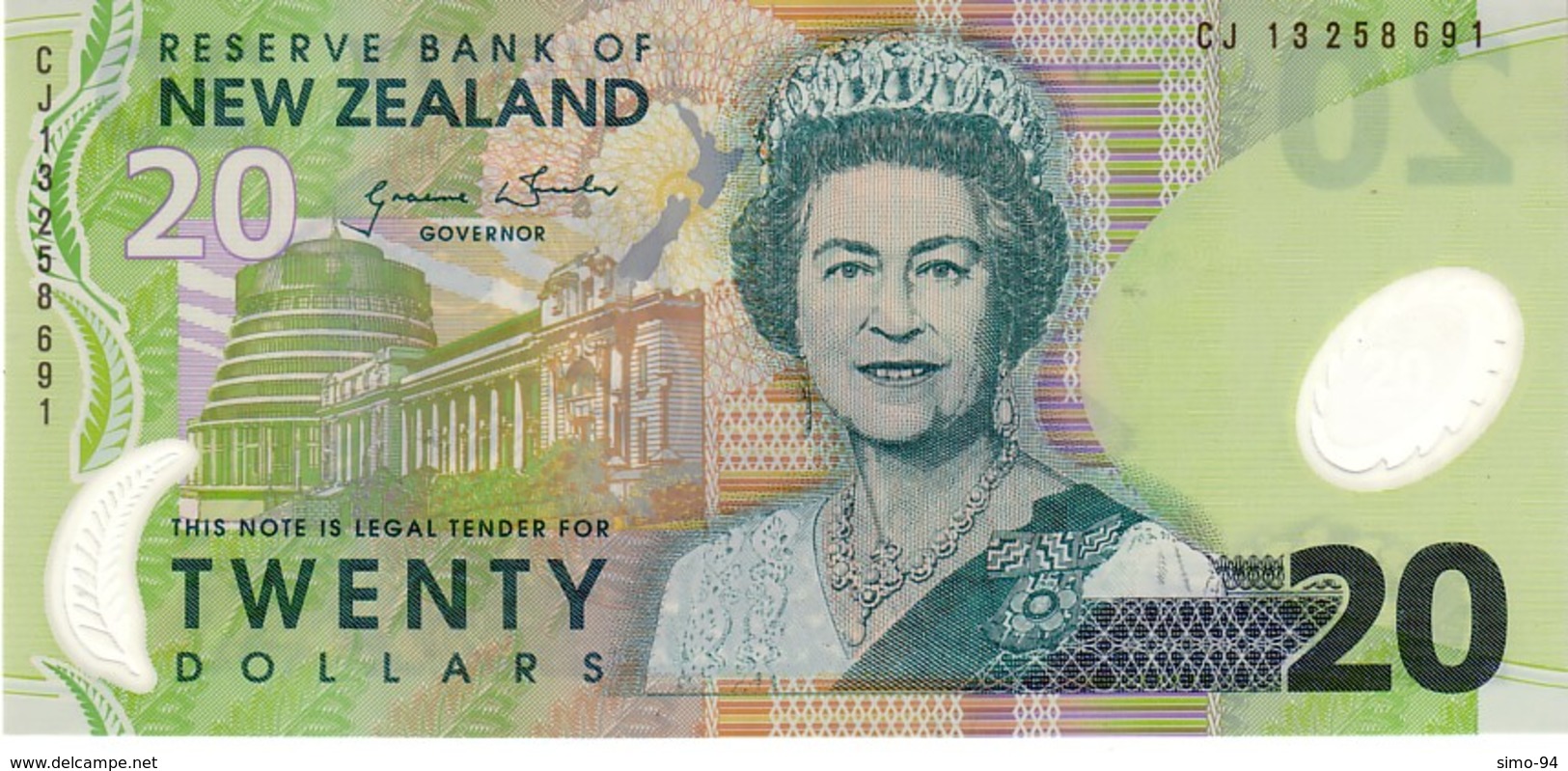 New Zealand P.187b  20 Dollars 2013  Unc - Nuova Zelanda
