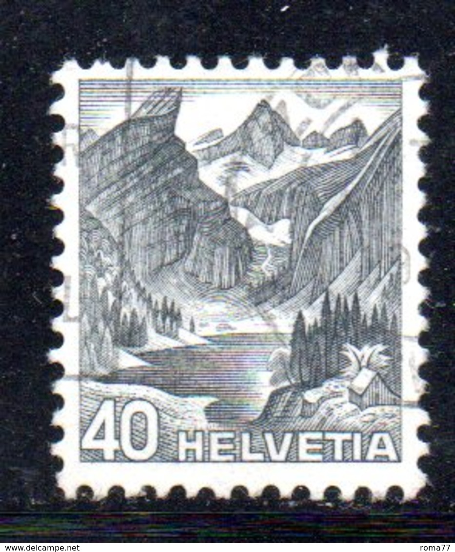 916 490 - SVIZZERA 1936 , Serie Ordinaria "vedute" : Nove Valori Usati - Gebraucht