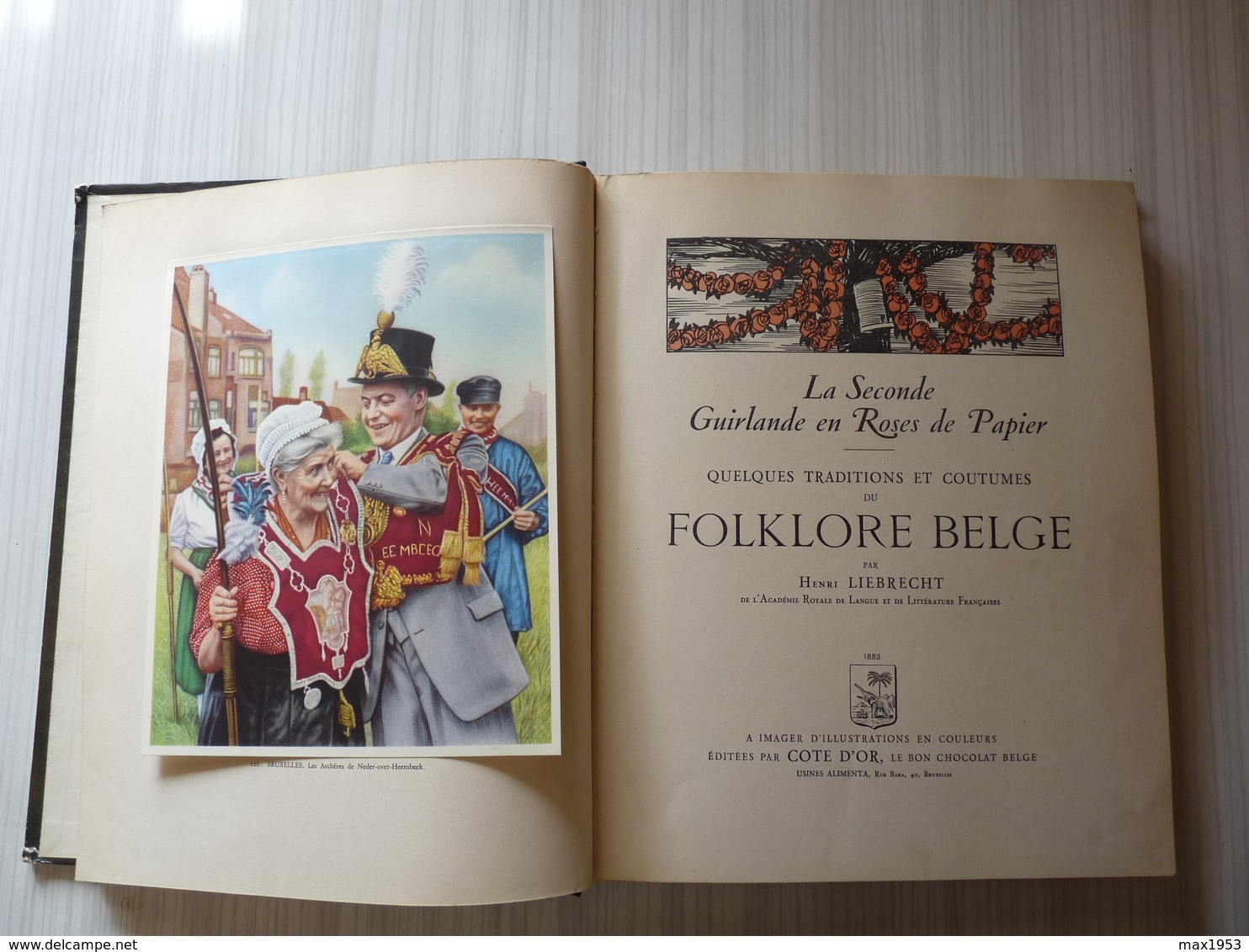 Quelques Traditions Et Coutumes Du FOLKLORE BELGE - Tome II Par Henri Liebrecht - Editions Cote D'Or 1950 - Belgique