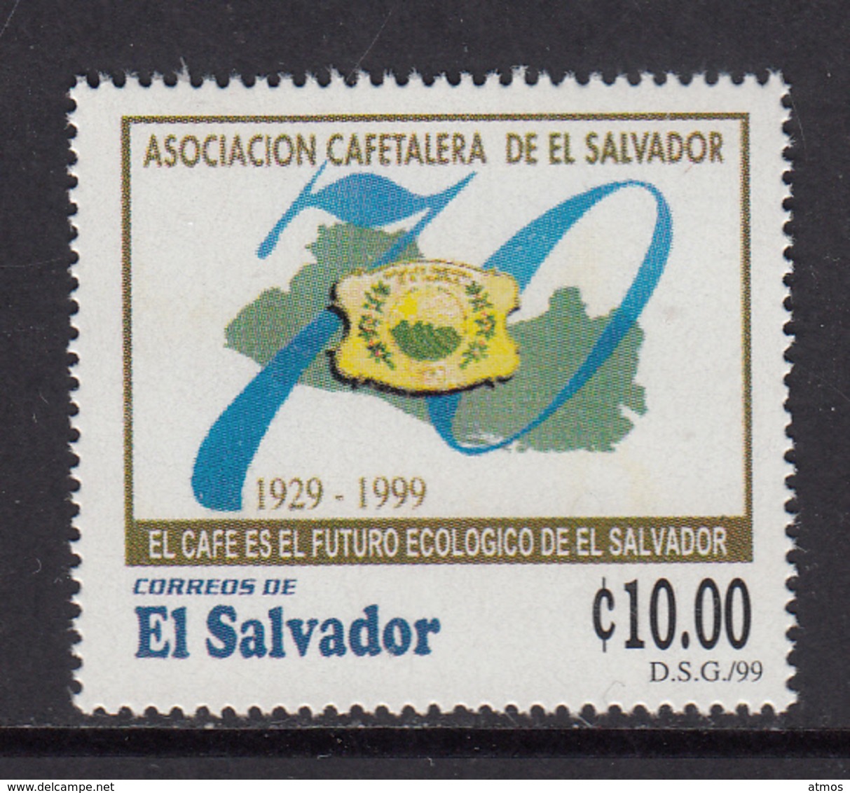 El Salvador MNH Michel Nr 2185 From 1999 / Catw 5.00 EUR - El Salvador