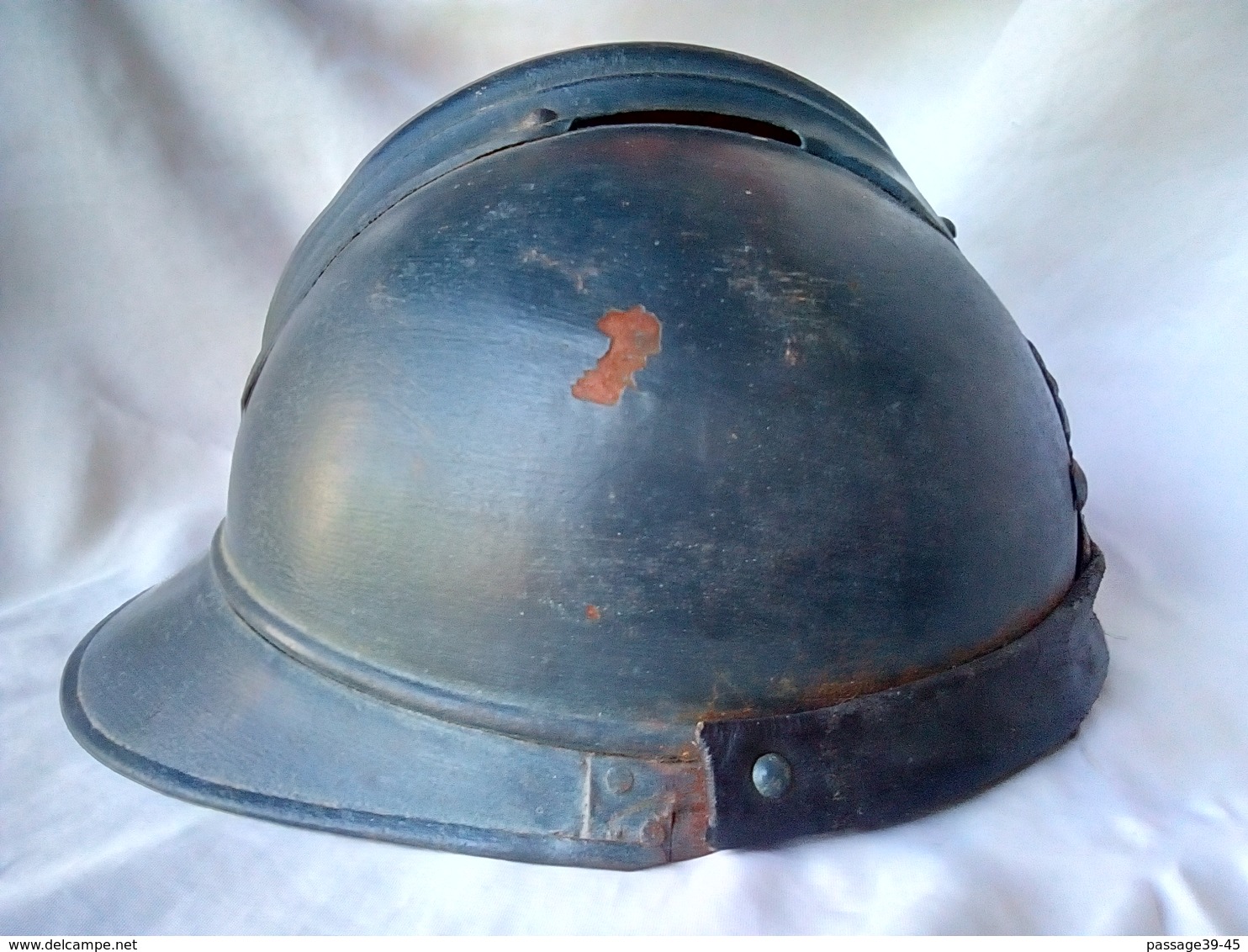 WW2 FRANCAIS ADRIAN COQUE DE CASQUE SPECIAL TYPE ARTILLERIE rare