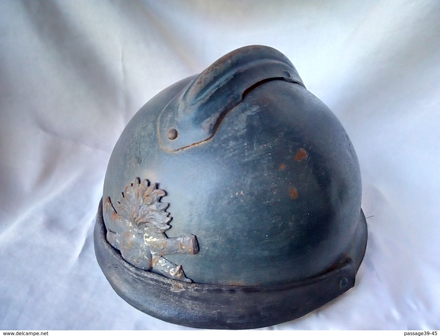 WW2 FRANCAIS ADRIAN COQUE DE CASQUE SPECIAL TYPE ARTILLERIE rare