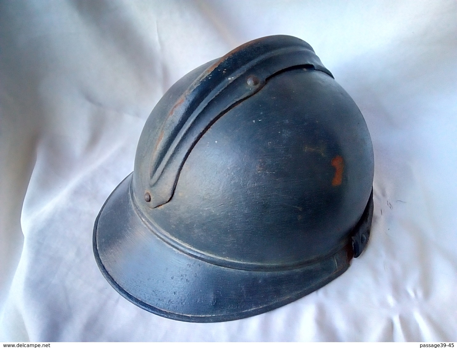 WW2 FRANCAIS ADRIAN COQUE DE CASQUE SPECIAL TYPE ARTILLERIE rare