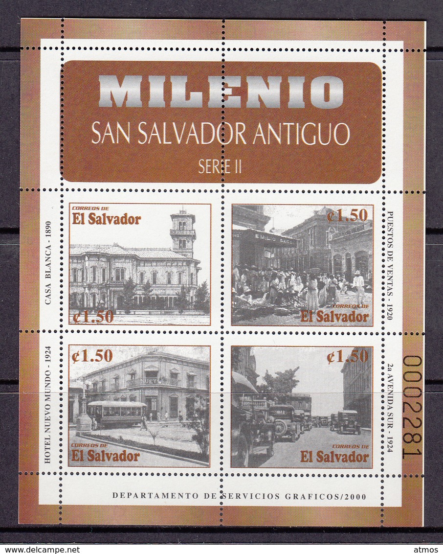 El Salvador MNH Michel Nr Block 53 From 2000 / Catw 3.20 EUR - El Salvador