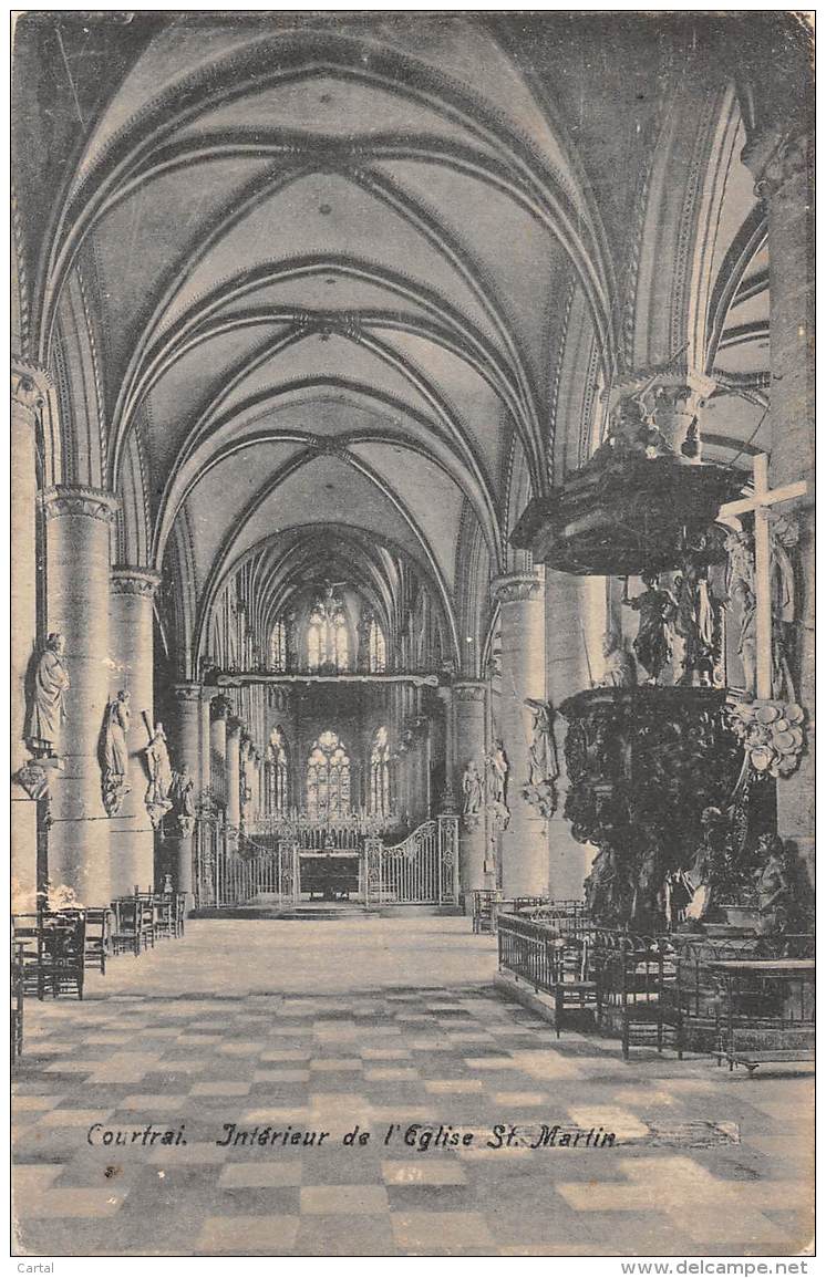 COURTRAI - Intérieur De L'Eglise St. Martin - Kortrijk