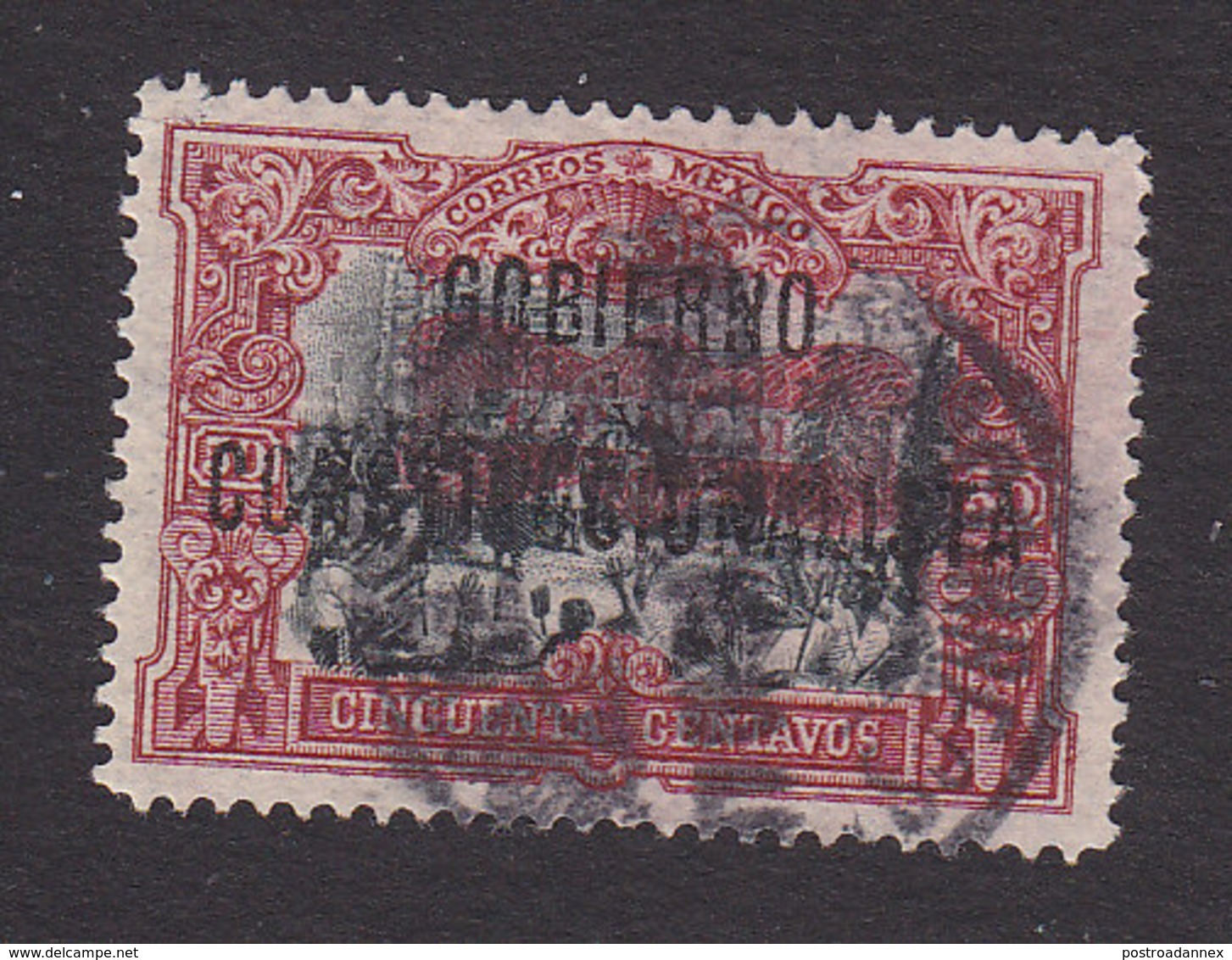 Mexico, Scott #536, Used, Independence Issues Overprinted, Issued 1916 - México