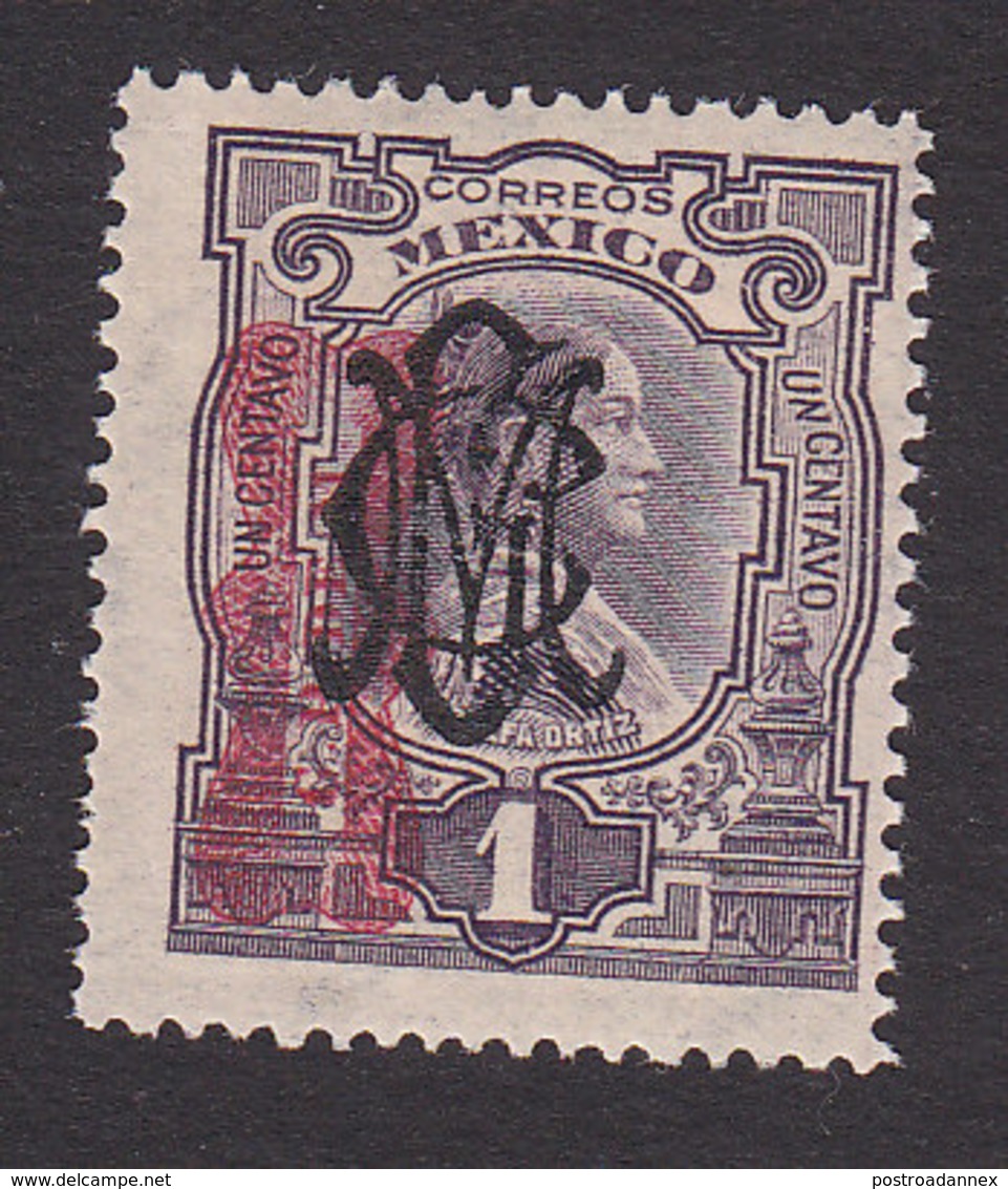 Mexico, Scott #551, Mint Hinged, Independence Issues Overprinted, Issued 1916 - Mexique