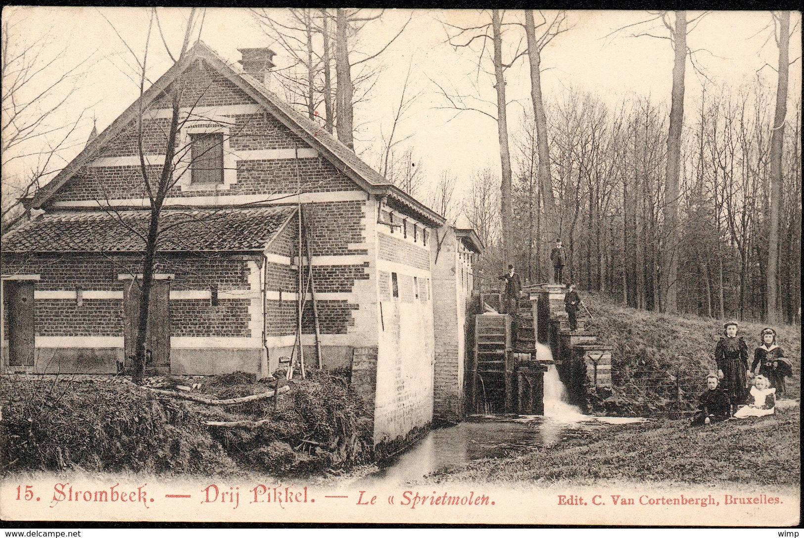 Grimbergen - Strombeek : DRIJ PIKKEL : Le Sprietmolen - Grimbergen