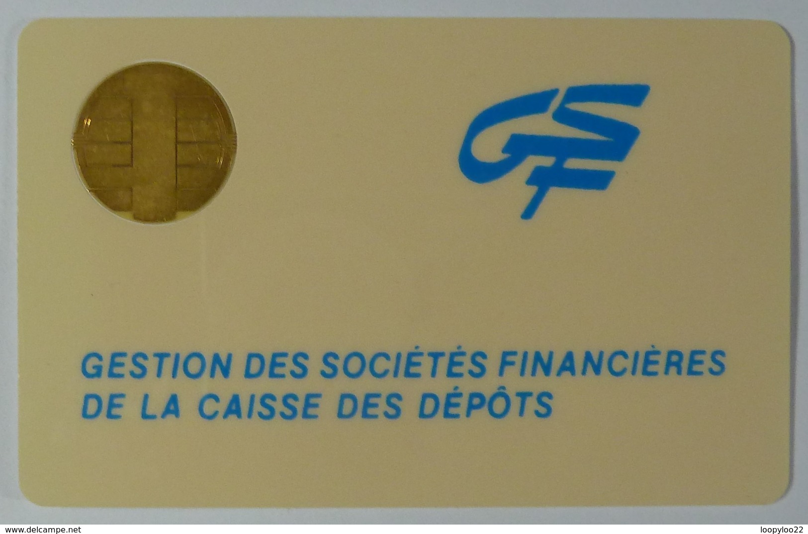 FRANCE - Bull Chip - Smartcard - Gestion Des Societes Financiiers - Department Of Finance - Used - Phonecards: Internal Use