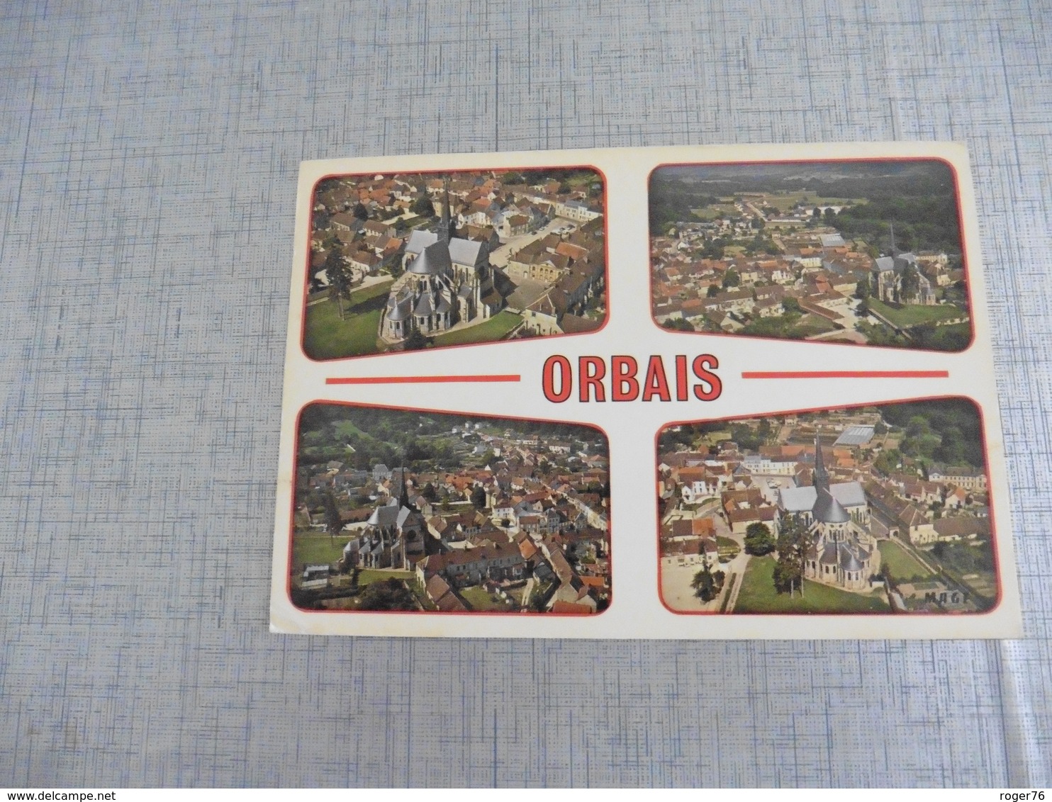 CARTE POSTALE  DE  ORBAIS - Autres & Non Classés