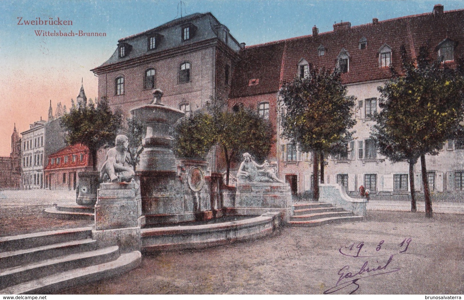 ZWEIBRÜCKEN - Wittelsbach-Brunnen - Zweibruecken