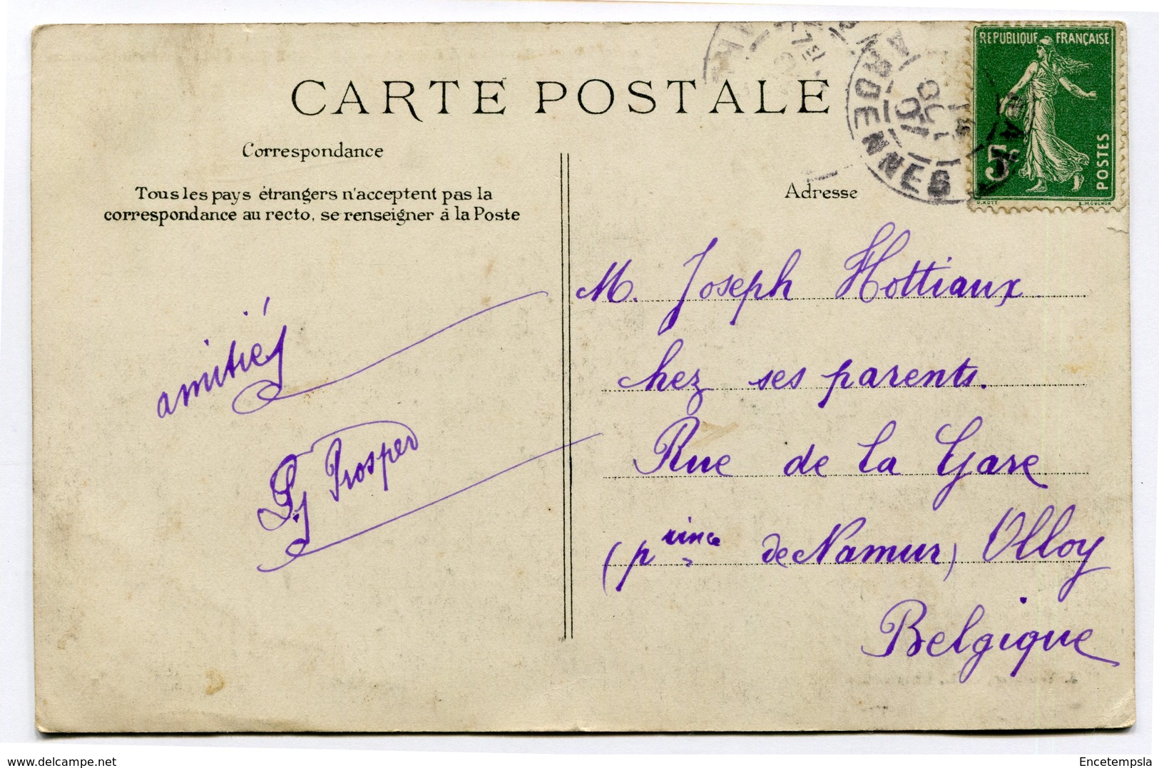 CPA - Carte Postale - France - Fumay - Ecole Publique Des Garçons - La Cours Pendant Une Récréation - 1907 ( CP3878 ) - Fumay