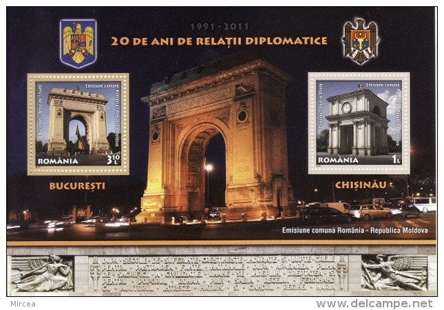 Roumanie 2011 - Bloc Roumanie-Moldavie Neuf** - Unused Stamps
