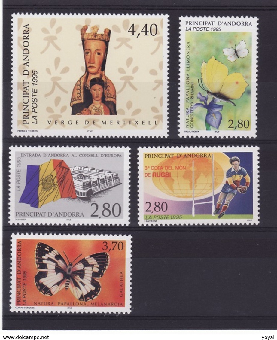 ANDORRE Lot 1995 Sous Faciale N** C58 - Collections