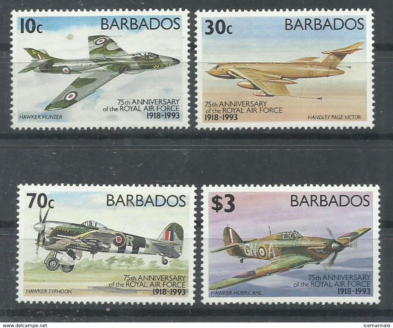 BARBADOS  YVERT  856/59   MNH  ** - Barbados (1966-...)