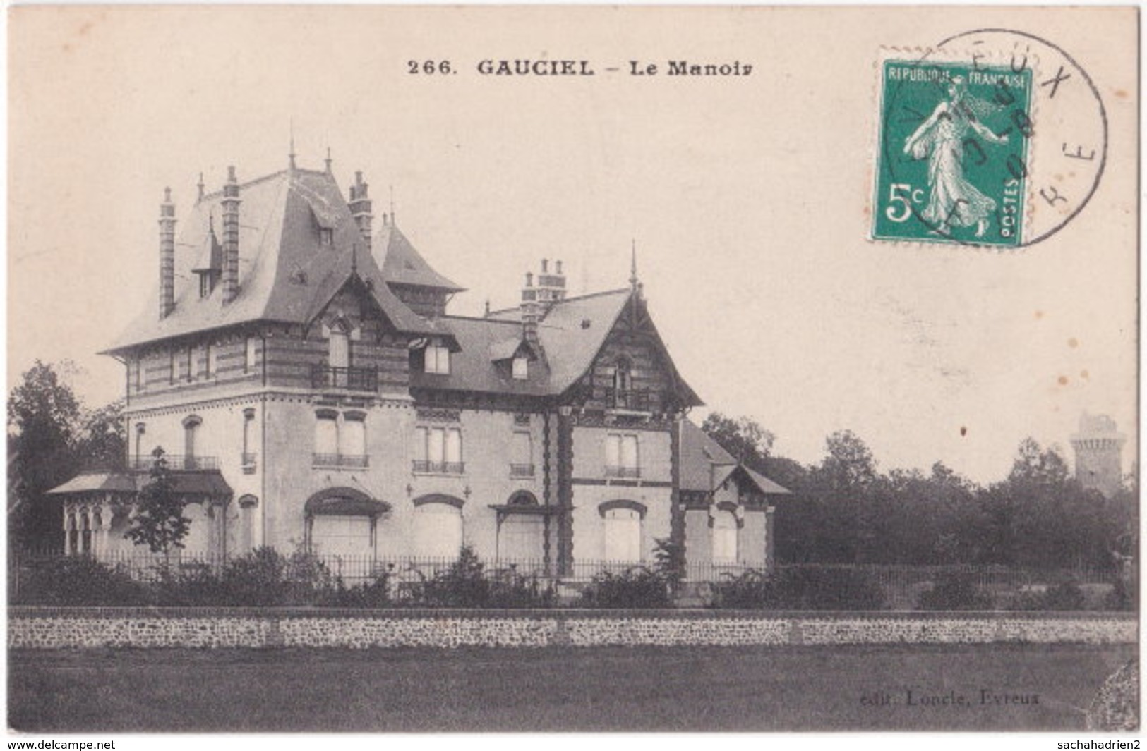 27. GAUCIEL. Le Manoir. 266 - Autres & Non Classés