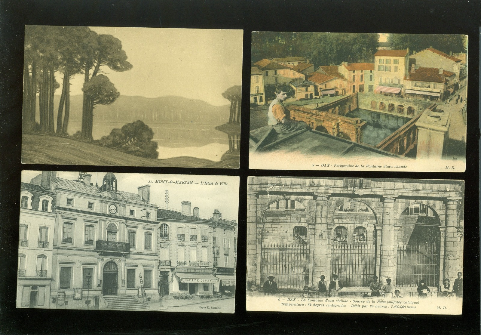 Beau lot de 44 cartes postales de France  Landes  Mooi lot van 44 postkaarten van Frankrijk ( 40 )  - 44 scans