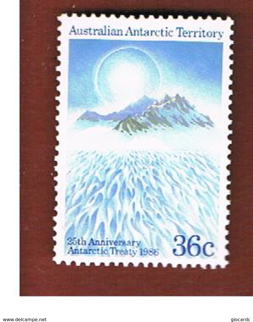 TERRITORI ANTARTICI AUSTRALIANI (AUSTRALIAN ANTARCTIC TERRITORY)  -  SG 78 -  1986 ANTARCTIC TREATY  - (MINT)** - Nuovi