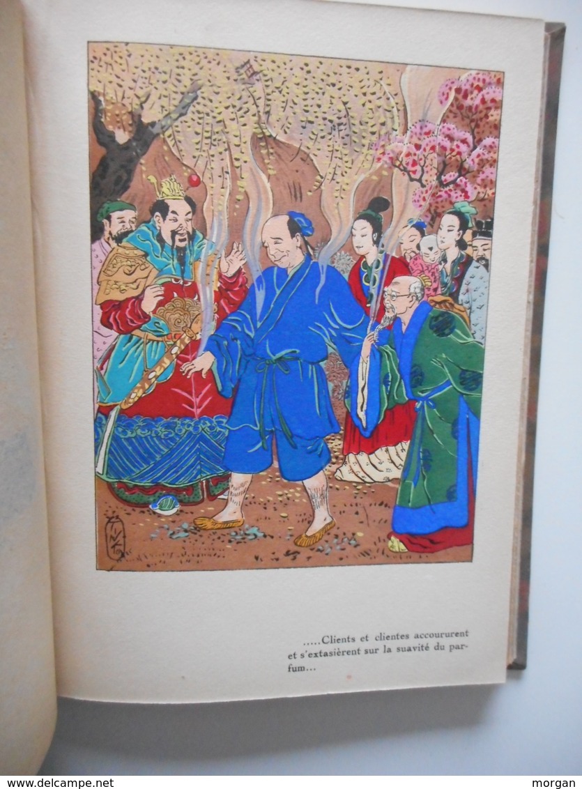 CONTES DE LA CHINE, Illustrés ANDRE COTTIN, ANCIEN LIVRE RELIURE, BIBLIOPHILIE - 1901-1940