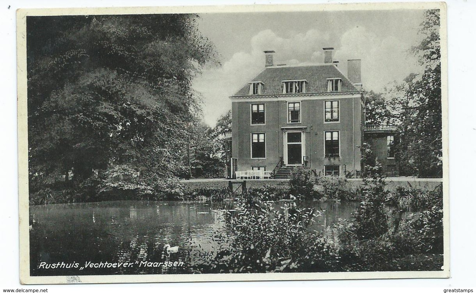 Netherlands  Rusthuis Vechtoever Maarssen Posted 1933 Rp - Maarssen