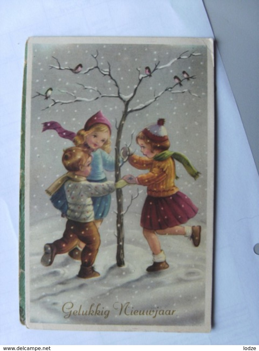 Kinderen Children Enfants Kinder Chldren Dancing In The Snow - Andere & Zonder Classificatie