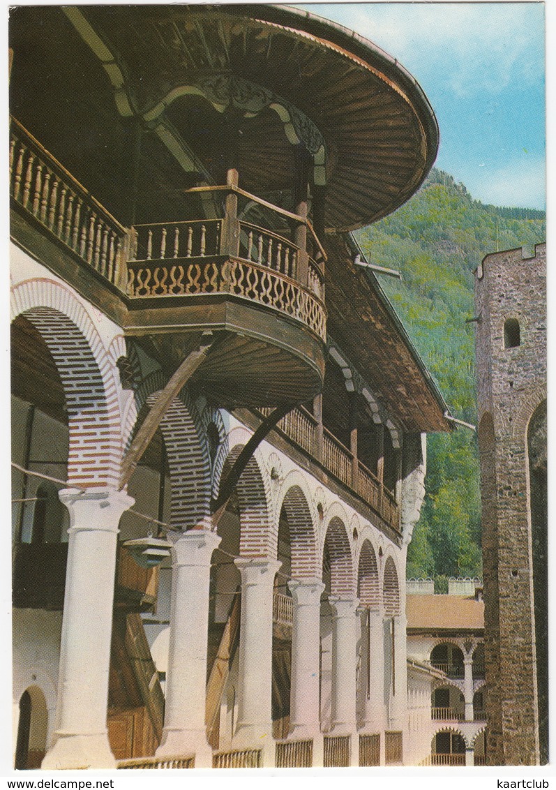 Rila-Kloster, Der Nordwestflügel - Holzbalkone / Le Monastère De Rila, L'aile Nord-est - Balcons En Bois - (Bulgaria) - Bulgarije