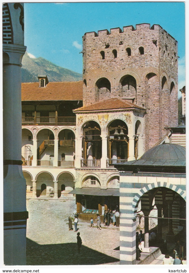 Rila-Kloster, Chreljo-Turm Mit Dem Läutwerk / Monastère De Rila, La Tour De Khrélio Avec Le Clocher - (Bulgaria) - Bulgarije